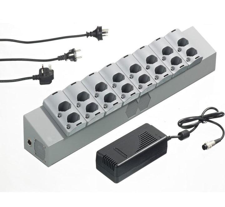 PureFlo™ ESM Respirator 16 Battery Multi Charger (4 Cell Version) - Sentinel Laboratories Ltd