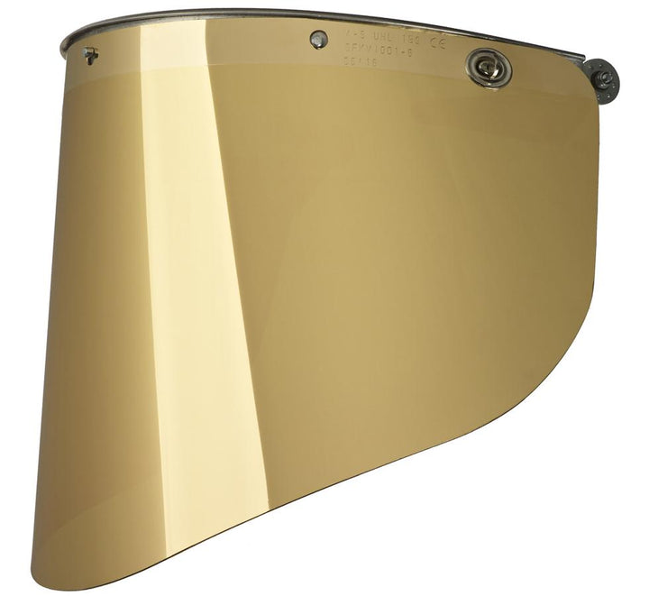 PureFlo™ ESM Respirator Gold Coated Green Polycarbonate Anti Scratch Visor - Metal Bar - Sentinel Laboratories Ltd
