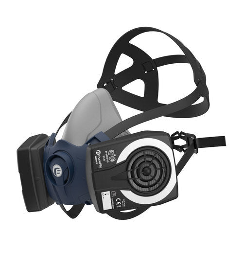PureFlo Grey, Navy and Black Half Mask