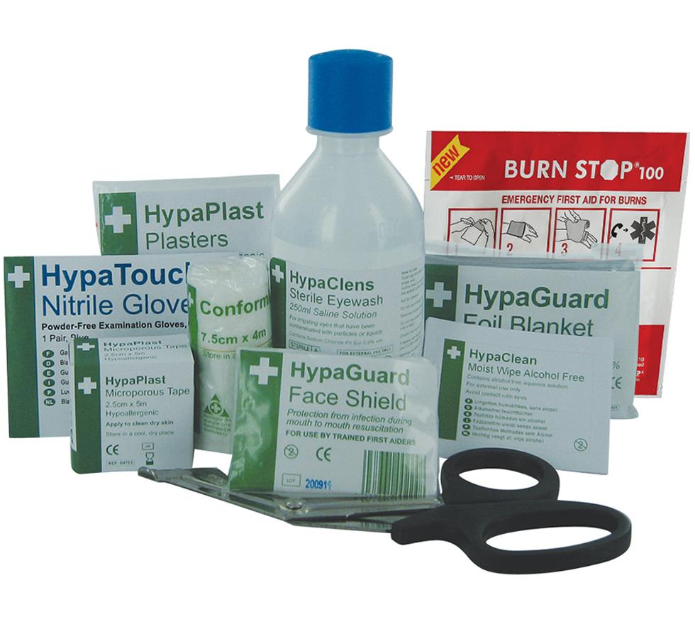 HypaGuard Green and White Design Travel First Aid Kit Upgrade Pack Refill - Sentinel Laboratories Ltd