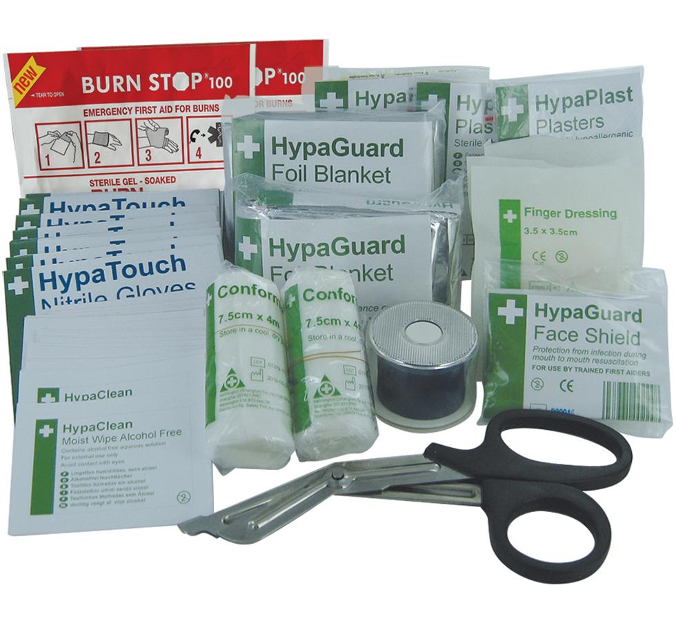 HypaGuard Green and White Design Catering First Aid Kit Upgrade Pack Refill - Sentinel Laboratories Ltd