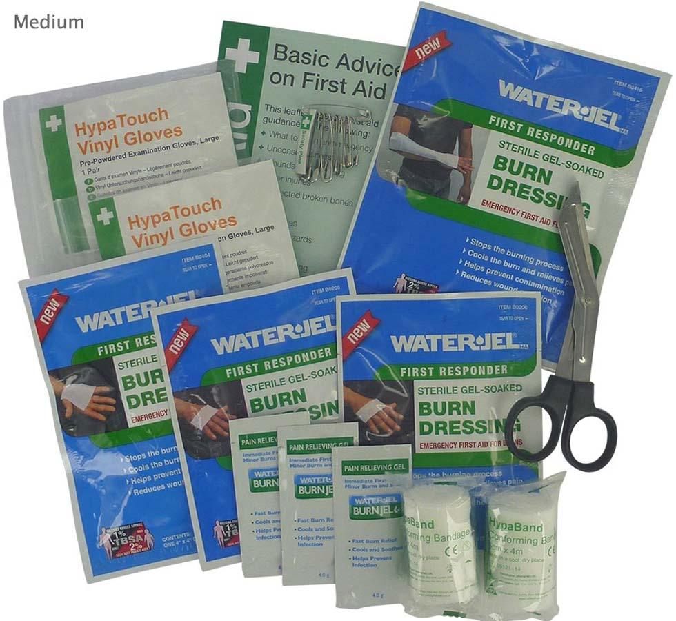 An Assortment of Water-Jel® Burns Kit Refill - Sentinel Laboratories Ltd