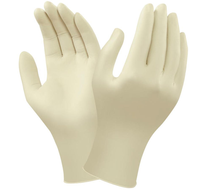 A Pair of Off-White Coloured TOUCH N TUFF® 69-318 (previously Conform® + 69-150) Gloves - Sentinel Laboratories Ltd