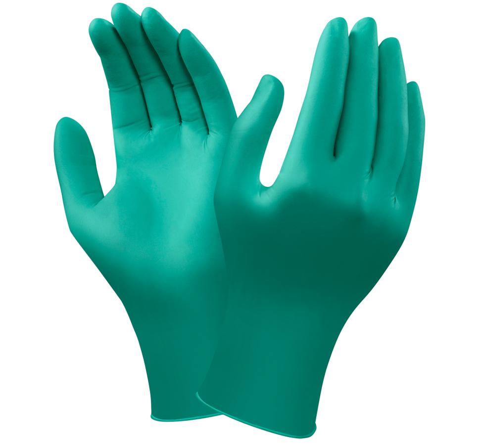 A Pair of Green TOUCH N TUFF® 92-500 Gloves - Sentinel Laboratories Ltd