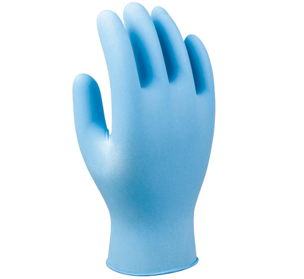 A Single iS8005PF N-Dex Plus Powder Free & Silicone Free Blue Nitrile Glove - Sentinel Laboratories Ltd