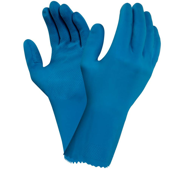 Pair of Dark Blue AlphaTec® 87-305 (previously proFood®) Gloves - Long Cuff - Sentinel Laboratories Ltd
